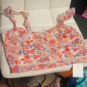 Kendall + Kylie Zip Up Corset Top